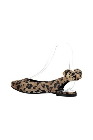 Fox Shoes Leopar Kadın Babet D726495302 Leopar
