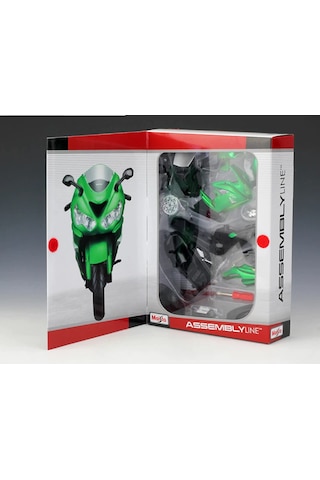 Kawasaki Ninja ZX 14 R 1:12 Model Motosiklet Yap Boz Birleştir
