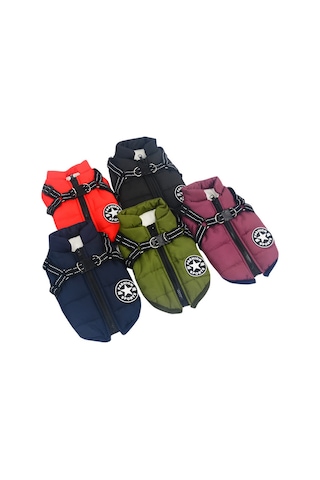 Ximistore9 Kışlık Isı Sağlayan, Parlak Yansımalı Köpek Montu - Siyah 4xl, Dayanıklı, Yumuşak Kumaşlı Evcil Hayvan Giysisi T牵引绳 Hariç