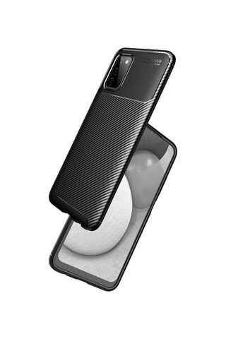 Zore Galaxy Uyumlu A03s Kılıf Negro Silikon Kapak - Lacivert Lacivert