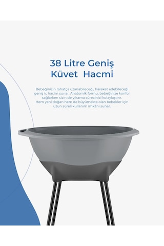 Babyjem Elegant Yenidoğan Bebek Banyo Küvet Seti Soft Yeşil