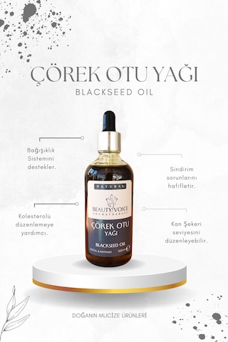 Beauty Voice %100 Doğal Soğuk Sıkım Çörek Otu Yağı 200ml 2li Set