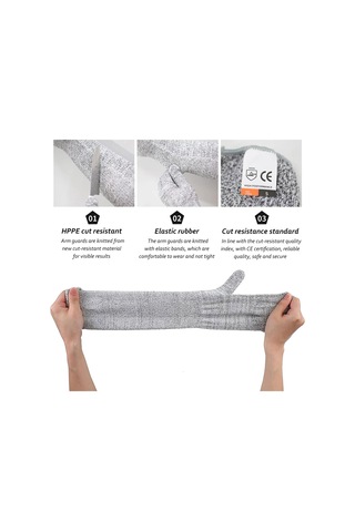 Homyl Kesilmeye Dayanıklı Eldivenler Yard Camping Için Xl