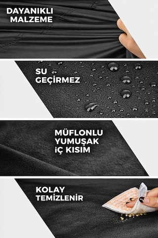 Honda Sh 125 Motor Brandası, Motosiklet Branda Siyah Renk - Kar Su Yağmur Geçirmez