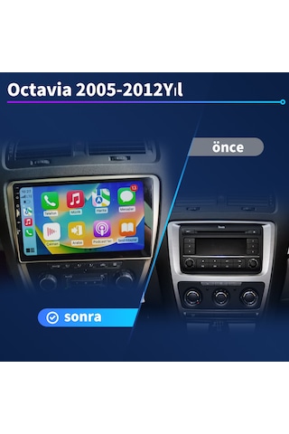 Skoda Octavia 2005-2012 Yıl Multimedya 4-32 Gb Navigasyon