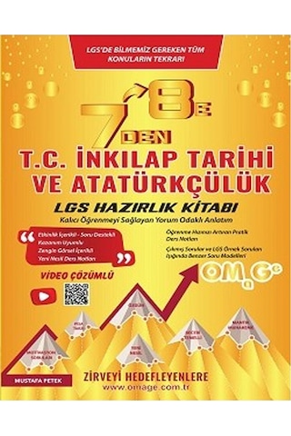 Omega Yayınları 7'Den 8'E Lgs T.C. Inkılap Tarihi Ve Atatürkçülük