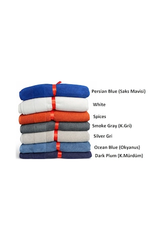 Özdilek Svv Border Yeni Seri Banyo Havlusu 76x147 - Persian Blue Saks Mavisi