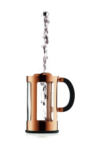 Chambord Kahve Hazırlayıcı French Press Sistemi, Akma Koruması, Paslanmaz Çelik Çerçeve , Paslanmaz Çelik, Copp Çok Renkli