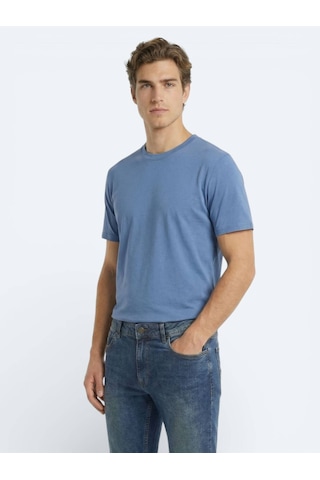 Kip Çok Renkli 5li Düz %100 Pamuk T-shirt