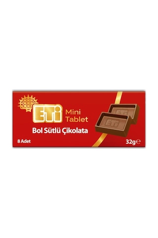 Çikolata Bol Sütlü Mini Tablet 32 G X 12 Adet