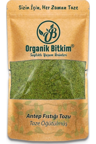 Organik Bitkim Antep Fıstığı Tozu - Katkısız 50 G
