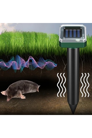 Boatshop1 4 Adet Solar Kemirgen Kovucu Bahçe Ve Avlu İçin Sincap Fare Ultrasonik Hayvan Kovucu 4pcs