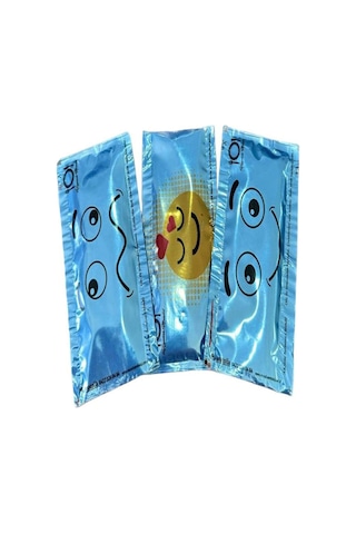 Tek Kullanımlık Islak Mendil 1000 Adet 6x10 CM Emoji Baskılı