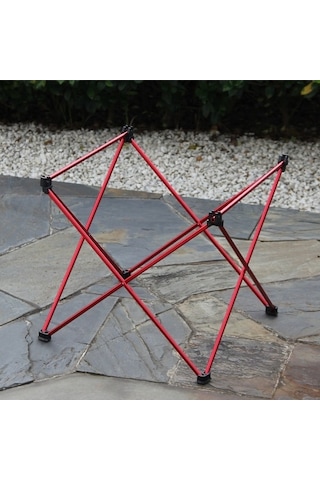 Ebitda 8249 Dış Mekan Ultra Hafif Alüminyum Katlanır Masa Küçük Taşınabilir Piknik Masası Turuncu Turuncu