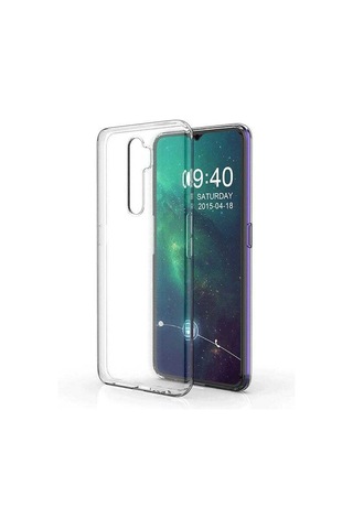 Noktaks - Oppo A9 2020 Uyumlu - Kılıf Şeffaf Soft Slim Fitt Süper Silikon Kapak - Şeffaf