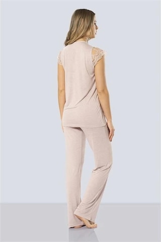 Türen 3294 Lohusa Pijama Takımı - Pudra