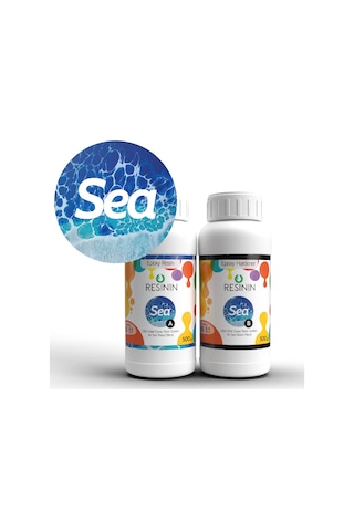 Sea 1000 G A+B Deniz Dalgası Efekti Için Şeffaf Epoksi Reçine