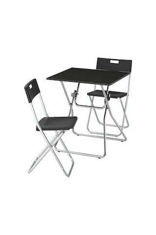 Ikea Siyah Modern Yemek Masası - Mutfak Masası Takımı