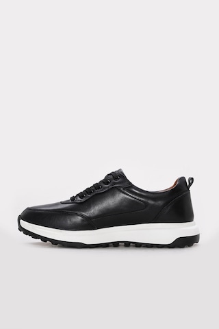 Fast Step Hakiki Deri Erkek Casual Ayakkabı 343ma2008 Siyah