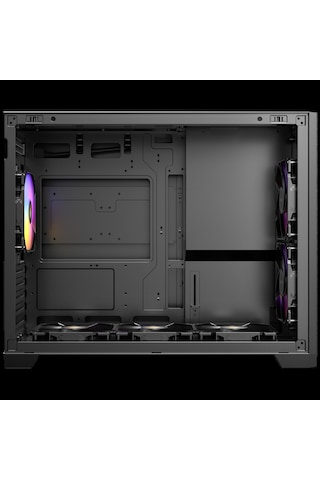 Antec Flux M Kompakt Micro-atx Oyuncu Kasası - 6x Pwm Fan Dahil - Flux Hava Akışı Platformu - 3mm Temperli Cam - Usb Type-c 3.2 Gen2 10gbps - 360mm Radyatör Desteği - Gpu Braketi Dahil