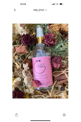 Gülümse Yağı Ayrıştırılmamış Gülsuyu Cam Şişe 100 ML