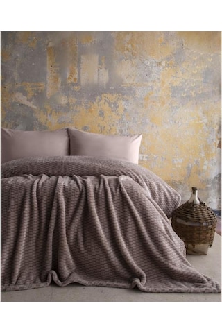 Ap Jakarlı Tek Kişilik Vizon Trusty Battaniye 160 220 Vizon