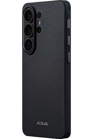 Galaxy Uyumlu S26 Ultra Kılıf M-safeli 600d Aramid Fiber Pitaka Cairn Serisi Black-grey Twill Siyah - Gri Siyah - Gri