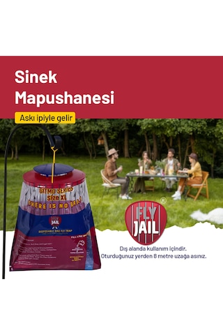 3 ADET FLY JAIL XL – POŞET KARASİNEK TUZAĞI