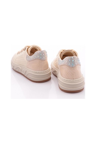 Dgn B3001 Kadin Sneakers Ayakkabi Bej