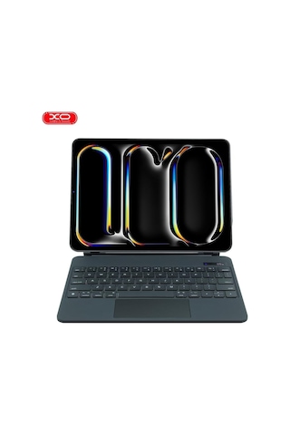 Touchpadli Ve Dijital Ekranlı Şarjlı Türkçe Q Tablet Klavyesi - Apple Uyumlu iPad 10.9 Ve 11 İnç
