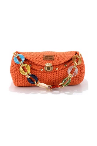 Turuncu Kadın Postacı Çanta C06619613716 Turuncu