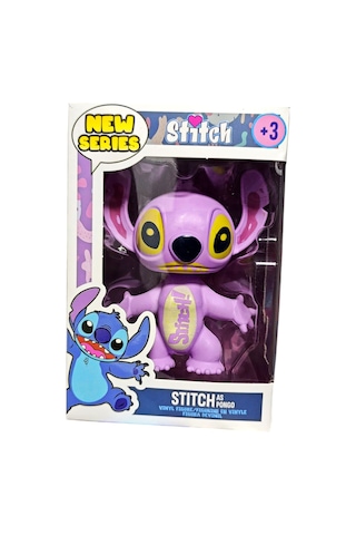 Stitch Angel Figür Oyuncak Yumuşak Vücut Pembe 10 Cm.