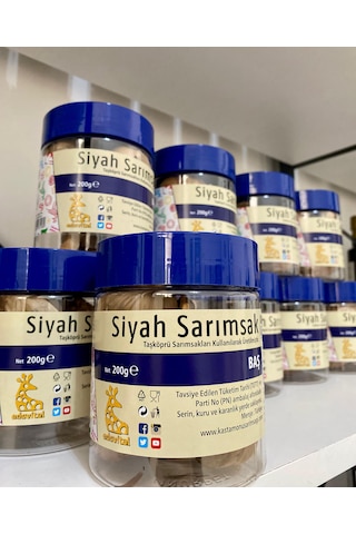 Siyah Sarımsak Baş 200 Gr Pet Kavanoz X 3 Adet