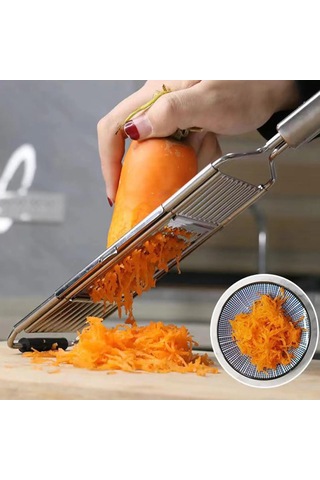 Çok Amaçlı Kesici Paslanmaz Çelik Taşınabilir Manuel Sebze Kesici Gümüş Diğer