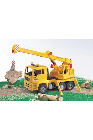 Bruder Man Vinçli Kamyon Sarı Br02754
