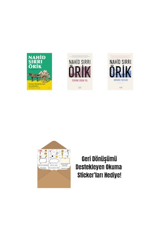 Vatan Beldelerine Seyahatler + Tersine Giden Yol + Ankara Yazıları + Okuma Sticker'ları