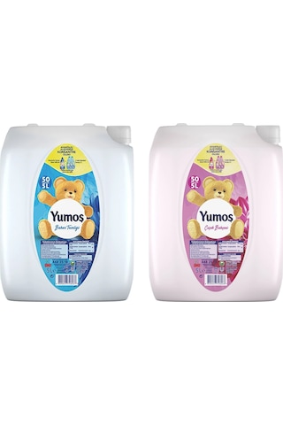 Yumoş Çamaşır Yumuşatıcısı 5 Lt Bahar Ve Çiçek Bahçesi 2 Li 2'li Set