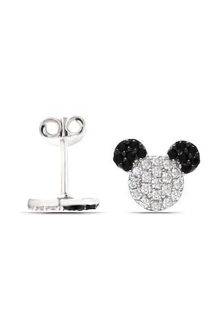 Kız Çocuk Mickey Mause 925 Ayar Gümüş Küpe