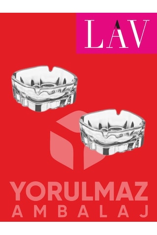 Lav Kar70 Cam Küllük 2 Li Paket Ev Ve Kafe İçin İdeal