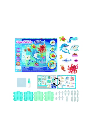 Aquabeads Okyanus Macerası Sahnesi Seti 1500 Parça Su İle Yapışan Boncuk Hobi Ve Tasarım Seti 35046