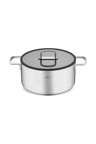 Jumbo Weston 3ply 8 Parça Paslanmaz Çelik Tencere Seti Gümüş