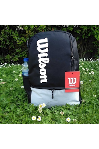 Shopiolog Wilson Gri Sırt Çantası Unisex Çift Gözlü Çanta Gri