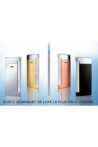 S.T. Dupont Slim 7 Çakmak 027707 Lake Bordo Altın