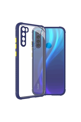 Xiaomi Redmi Note 8 Kilif Köse Koruma Silikon Arkasi Seffaf Kapak 470710485