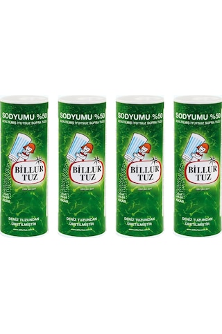 Billur Tuz Sodyumu %50 Azaltılmış Tuz 4 x 500 G
