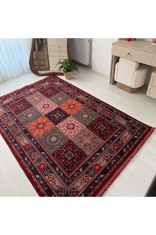 Andromeda Halı Artline Serisi 0l406c Salon Oturma Yatak Odası Halısı Kırmızı