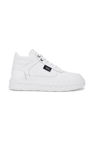 Tamer Tanca Erkek Hakiki Deri Beyaz Sneakers & Spor Bot 352 23521 Erk Bot Sk25-26 Beyaz Dr Beyaz