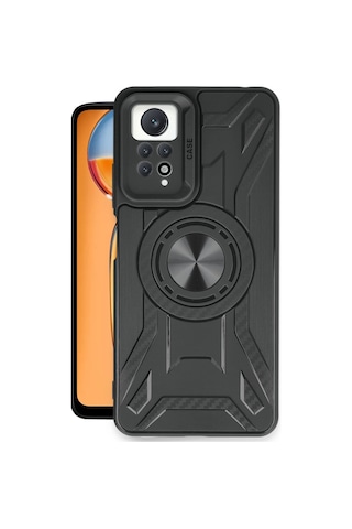 Muratech Newface Xiaomi Redmi Note 12 Pro 4g Kılıf Lincoln Silikon - Siyah