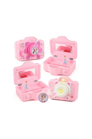 Çocuk Dönen Müzik Kutusu Simülasyon Kamera Projeksiyon Bale Dans