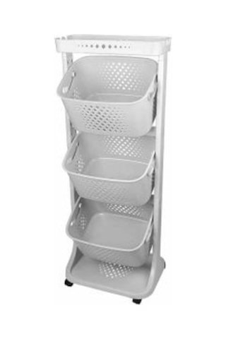 Üç Katlı Organizer Sepet - Sebzelik COSTP749G